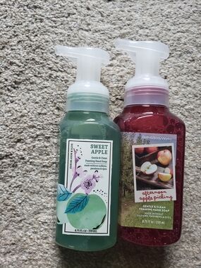BBW Sweet Apple & Afternoon Apple Picking Foaming Hand Soap Bundle
